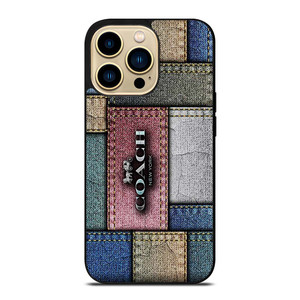 COACH NEW YORK LOGO JEANS  iPhone 14 Pro Max Case Cover