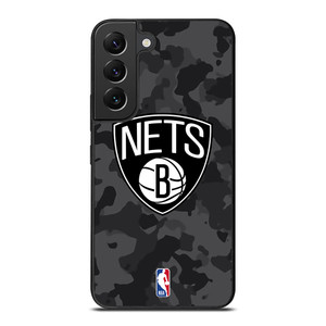 BROOKLYN NETS BLACK CAMO Samsung Galaxy S22 Plus Case Cover BROOKLYN NETS BLACK CAMO Samsung Galaxy S22 Plus Case Cover