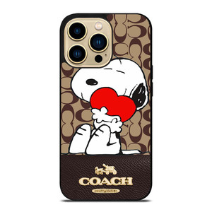 COACH NEW YORK SNOOPY iPhone 14 Pro Max Case Cover COACH NEW YORK SNOOPY iPhone 14 Pro Max Case Cover