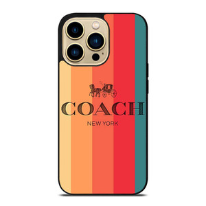 COACH NEW YORK STRIPES 2 iPhone 14 Pro Max Case Cover COACH NEW YORK STRIPES 2 iPhone 14 Pro Max Case Cover