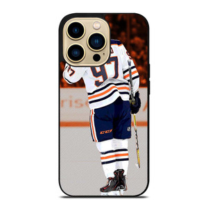 CONNOR MCDAVID EDMONTON OILERS NHL iPhone 14 Pro Max Case Cover