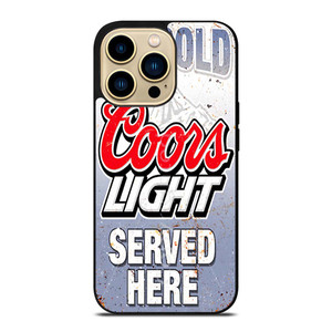 COORS LIGHT BEER ICE GOLD iPhone 14 Pro Max Case Cover