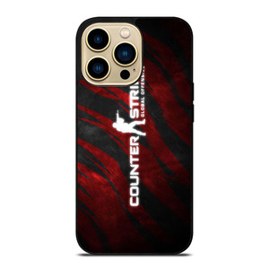 COUNTER STRIKE CSGO LOGO RED iPhone 14 Pro Max Case Cover