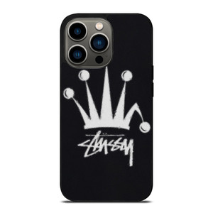 STUSSY FUZZY REGAL CROWN iPhone 13 Pro Case Cover STUSSY FUZZY REGAL CROWN iPhone 13 Pro Case Cover