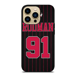 DENNIS RODMAN CHICAGO BULLS 2 iPhone 14 Pro Max Case Cover
