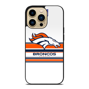 DENVER BRONCOS STRIPE LOGO iPhone 14 Pro Max Case Cover