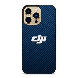 DJI DRONE CAMERA BLUE CARBON iPhone 14 Pro Max Case Cover