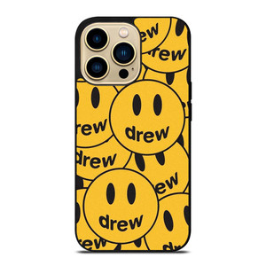DREW SMILEY FACE PATTERN iPhone 14 Pro Max Case Cover