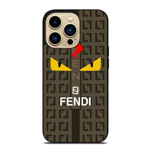 FENDI ROMA EYES LOGO iPhone 14 Pro Max Case Cover