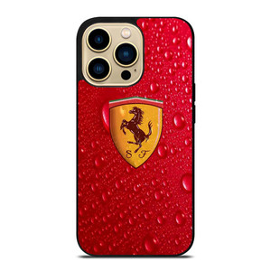FERRARI DROP WATER RED iPhone 14 Pro Max Case Cover