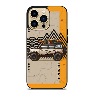FORD BRONCO ADVENTURES CAR iPhone 14 Pro Max Case Cover