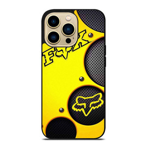 FOX RACING YELLOW METAL iPhone 14 Pro Max Case Cover FOX RACING YELLOW METAL iPhone 14 Pro Max Case Cover
