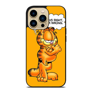 GARFIELD LAZY CAT QUOTE iPhone 14 Pro Max Case Cover