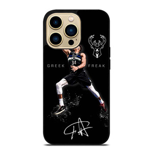 GIANNIS ANTETOKOUNMPO MILWAUKEE BUCKS iPhone 14 Pro Max Case Cover