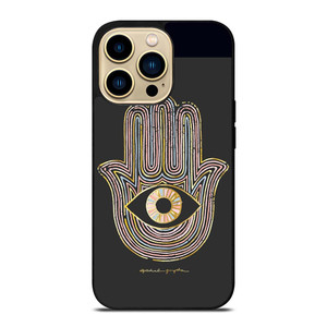 HAMSA EVIL EYE HAND OF FATIMA LOGO iPhone 14 Pro Max Case Cover