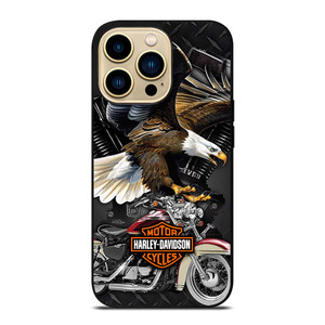 HARLEY DAVIDSON EAGLE METAL LOGO iPhone 14 Pro Max Case Cover HARLEY DAVIDSON EAGLE METAL LOGO iPhone 14 Pro Max Case Cover