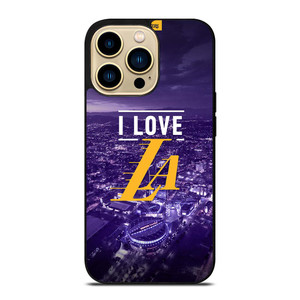I LOVE LA LAKERS NBA LOGO iPhone 14 Pro Max Case Cover