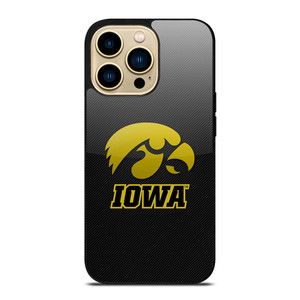 IOWA HAWKEYES CARBON iPhone 14 Pro Max Case Cover