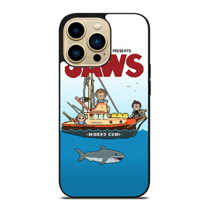 JAWS LOGO 8 BIT iPhone 14 Pro Max Case Cover JAWS LOGO 8 BIT iPhone 14 Pro Max Case Cover