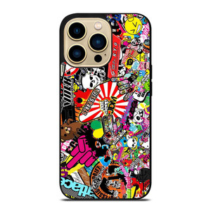 JDM STICKER BOMB COLLAGE iPhone 14 Pro Max Case Cover