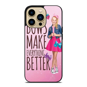 JOJO SIWA BOWS MAKE EVERYTHING BETTER iPhone 14 Pro Max Case Cover