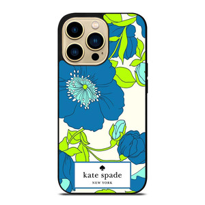 KATE SPADE BLUE FLORAL iPhone 14 Pro Max Case Cover