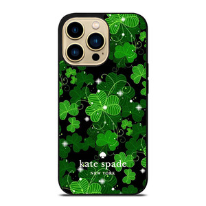KATE SPADE GREEN LEAFS iPhone 14 Pro Max Case Cover