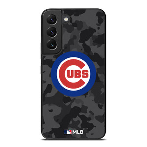 CHICAGO CUBS BASEBALL BLACK CAMO Samsung Galaxy S22 Plus Case Cover