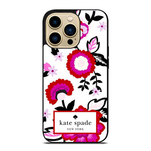 KATE SPADE NEW YORK FLOWER ART iPhone 14 Pro Max Case Cover KATE SPADE NEW YORK FLOWER ART iPhone 14 Pro Max Case Cover
