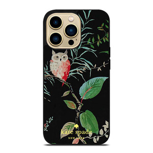 KATE SPADE OWLISH BLACK iPhone 14 Pro Max Case Cover
