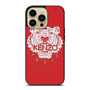 KENZO PARIS TIGER RED iPhone 14 Pro Max Case Cover