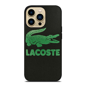 LACOSTE CROCODILE SUEDE iPhone 14 Pro Max Case Cover