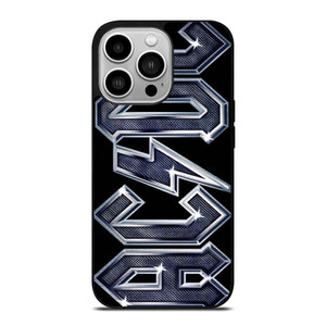 ACDC METAL CARBON LOGO iPhone 14 Pro Case Cover