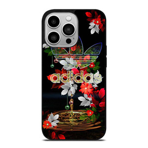 ADIDAS FLOWER PATTERN iPhone 14 Pro Case Cover ADIDAS FLOWER PATTERN iPhone 14 Pro Case Cover