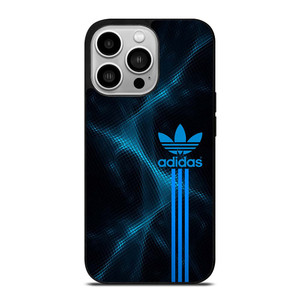ADIDAS LOGO ABSTRACT BLUE LIGHT iPhone 14 Pro Case Cover