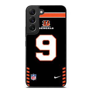 CINCINNATI BENGALS JOE BURROW 9 NFL NIKE Samsung Galaxy S22 Plus Case Cover