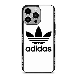 ADIDAS TREFOIL ROUND WHITE iPhone 14 Pro Case Cover