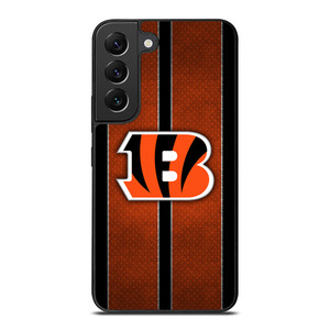 CINCINNATI BENGALS NFL METAL STRIPE Samsung Galaxy S22 Plus Case Cover