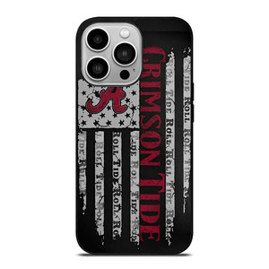ALABAMA CRIMSON TIDE FLAG MLS iPhone 14 Pro Case Cover