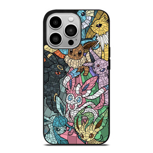 ALL POKEMON EEVEE MOZAIC iPhone 14 Pro Case Cover