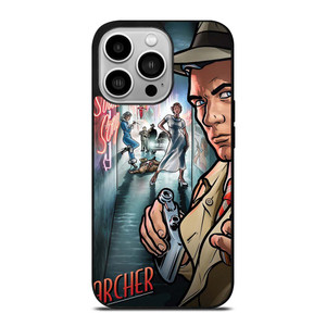 ARCHER CARTOON MOVIE POSTER iPhone 14 Pro Case Cover