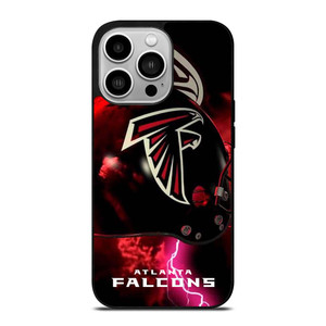 ATALANTA FALCONS LIGHTNING HELMET iPhone 14 Pro Case Cover