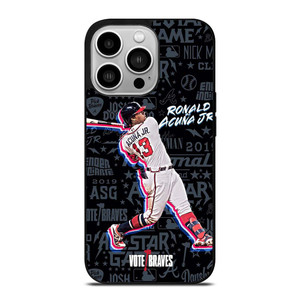 ATLANTA BRAVES ACUNA SHOOT WALL iPhone 14 Pro Case Cover