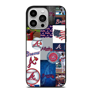 ATLANTA BRAVES COLLAGE WALL iPhone 14 Pro Case Cover
