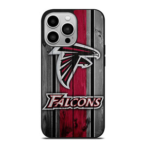 ATLANTA FALCONS WOODEN LOGO iPhone 14 Pro Case Cover