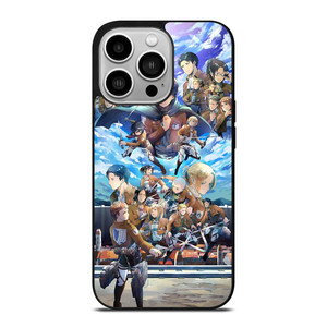 ATTACK ON TITAN ANIME CHARACTER iPhone 14 Pro Case Cover