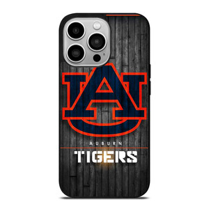 AUBURN TIGERS WOODEN LOGO iPhone 14 Pro Case Cover