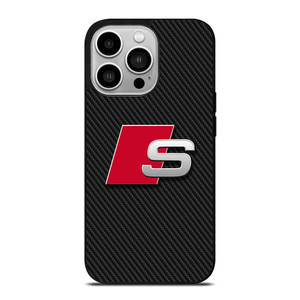 AUDI S CARBON LOGO iPhone 14 Pro Case Cover AUDI S CARBON LOGO iPhone 14 Pro Case Cover