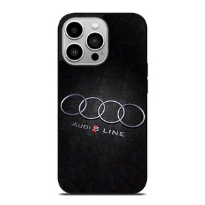 AUDI S LINE CAR EMBLEM iPhone 14 Pro Case Cover AUDI S LINE CAR EMBLEM iPhone 14 Pro Case Cover