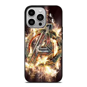 AVENGERS FIRE LOGO iPhone 14 Pro Case Cover